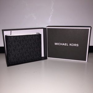 Michael Kors Men's SLIM Wallet MK Logo
